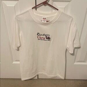 Anvil Women's White SC Gamecocks Southern Girls T-shirt Small (Like New)